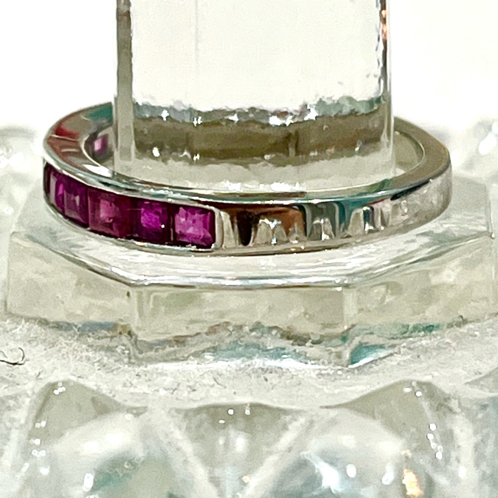 Genuine Ruby 14KGP Ring - Picture 3 of 5
